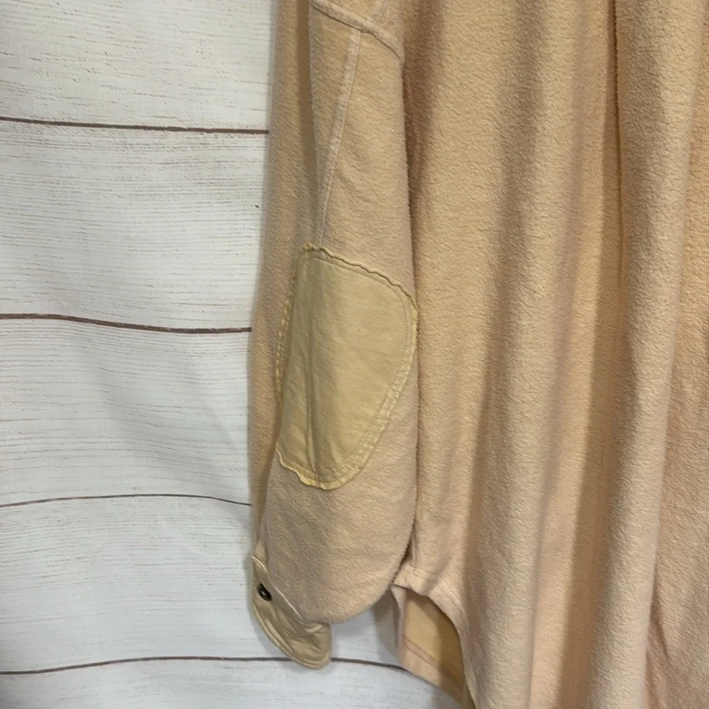 Free People Oversized Pale Pink Shacket - Picture 11 of 12